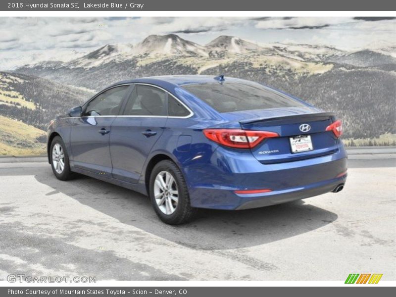 Lakeside Blue / Gray 2016 Hyundai Sonata SE