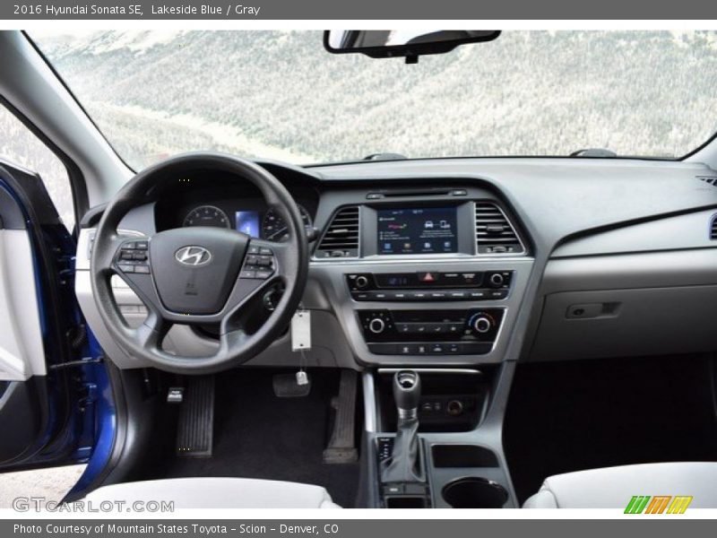 Lakeside Blue / Gray 2016 Hyundai Sonata SE