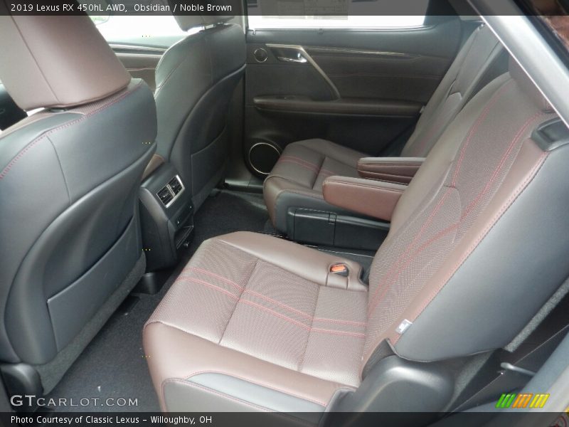 Obsidian / Noble Brown 2019 Lexus RX 450hL AWD