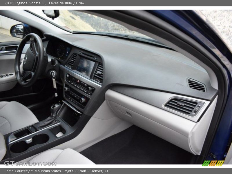 Lakeside Blue / Gray 2016 Hyundai Sonata SE