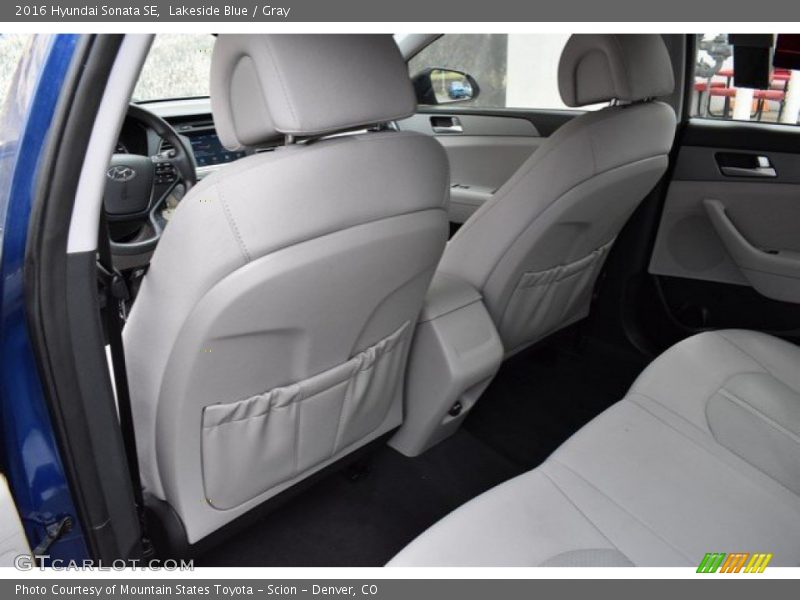 Lakeside Blue / Gray 2016 Hyundai Sonata SE