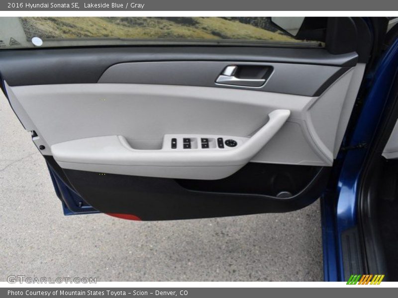 Lakeside Blue / Gray 2016 Hyundai Sonata SE