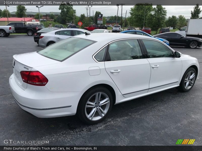 Candy White / Cornsilk Beige 2014 Volkswagen Passat TDI SEL Premium