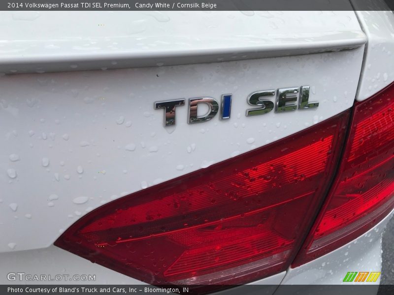 Candy White / Cornsilk Beige 2014 Volkswagen Passat TDI SEL Premium