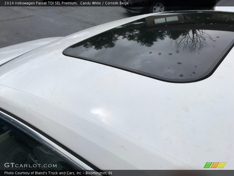 Candy White / Cornsilk Beige 2014 Volkswagen Passat TDI SEL Premium
