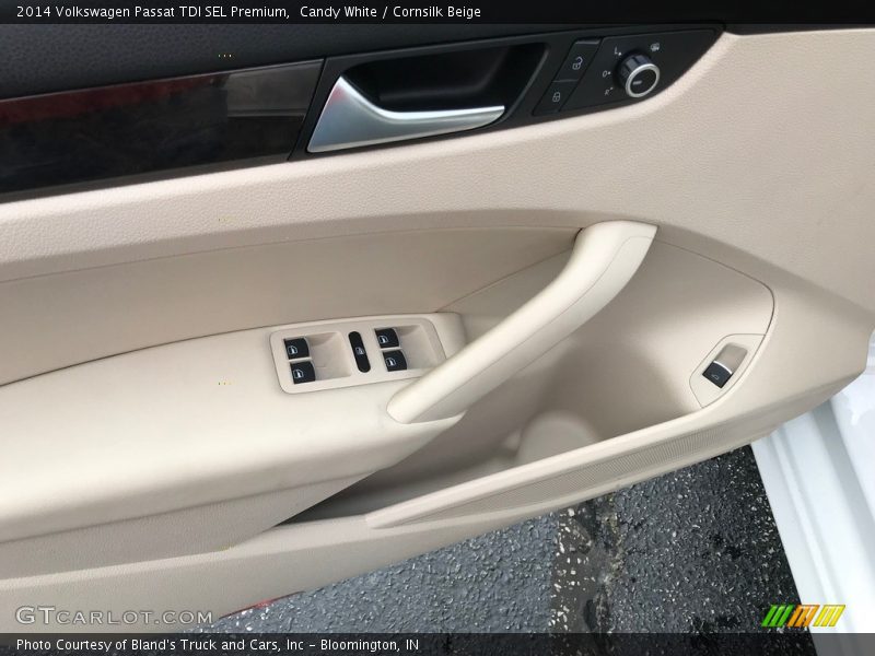 Candy White / Cornsilk Beige 2014 Volkswagen Passat TDI SEL Premium