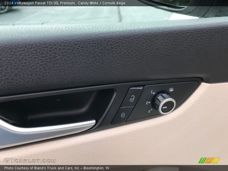 Candy White / Cornsilk Beige 2014 Volkswagen Passat TDI SEL Premium