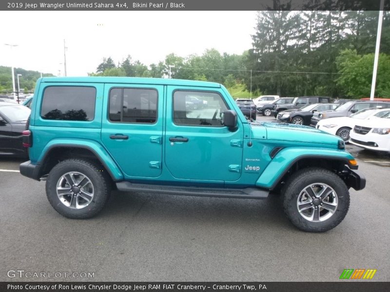 Bikini Pearl / Black 2019 Jeep Wrangler Unlimited Sahara 4x4