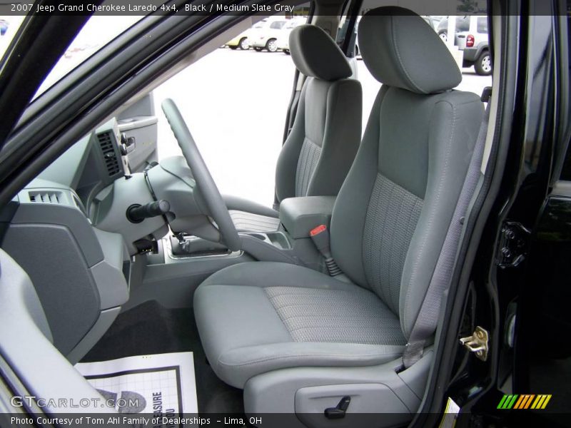 Black / Medium Slate Gray 2007 Jeep Grand Cherokee Laredo 4x4