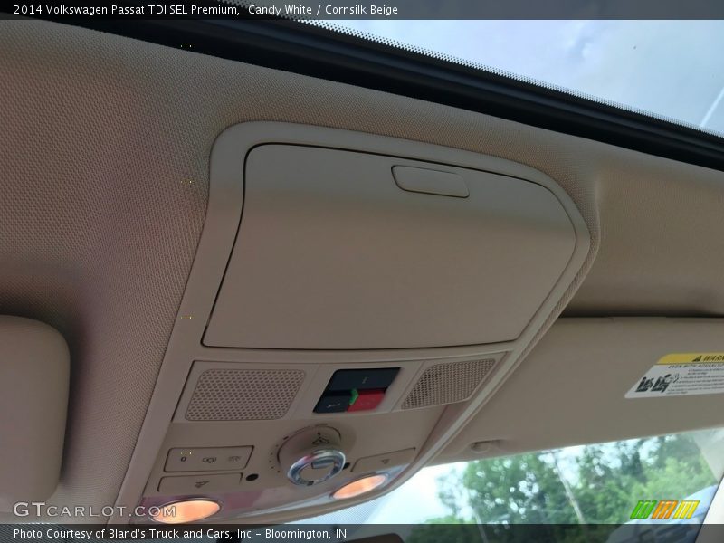 Candy White / Cornsilk Beige 2014 Volkswagen Passat TDI SEL Premium