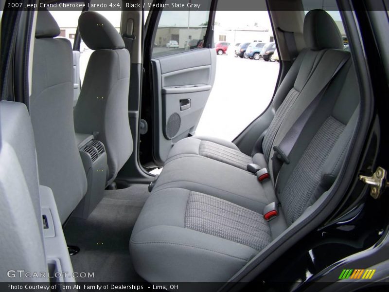 Black / Medium Slate Gray 2007 Jeep Grand Cherokee Laredo 4x4