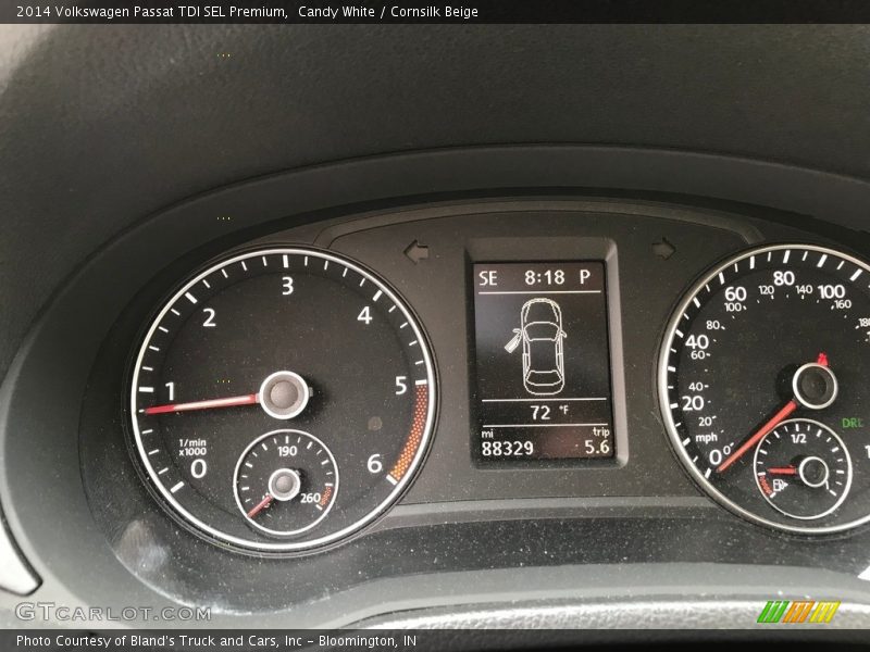 Candy White / Cornsilk Beige 2014 Volkswagen Passat TDI SEL Premium