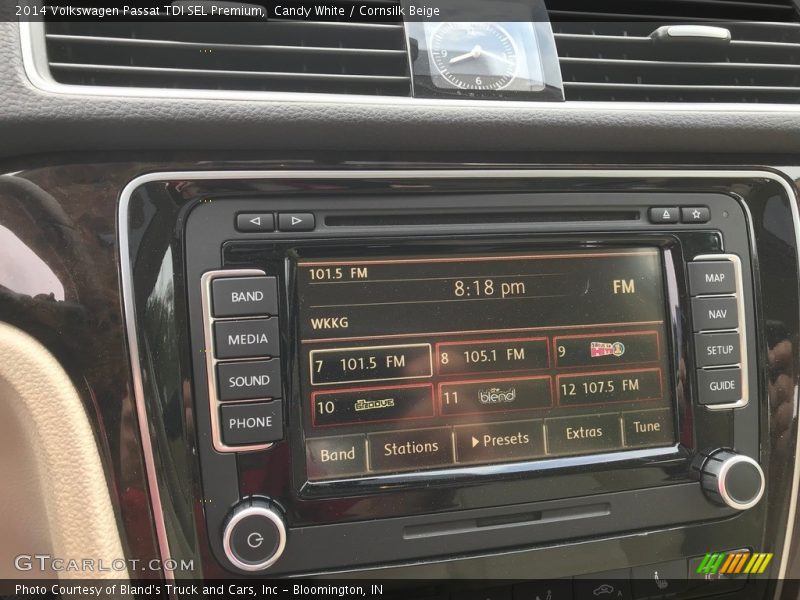 Candy White / Cornsilk Beige 2014 Volkswagen Passat TDI SEL Premium