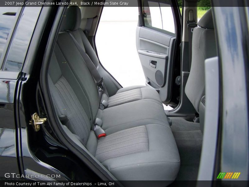 Black / Medium Slate Gray 2007 Jeep Grand Cherokee Laredo 4x4