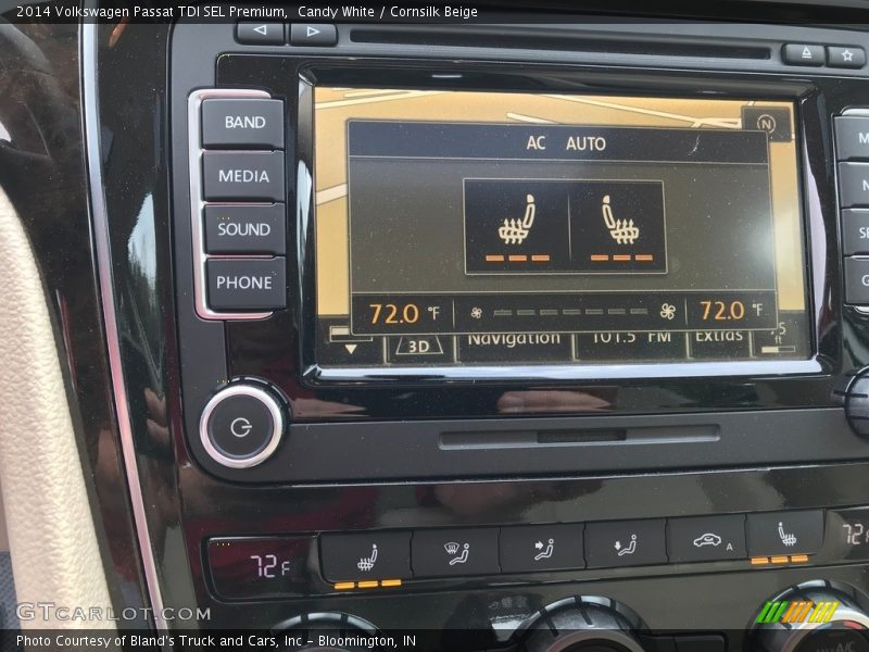 Candy White / Cornsilk Beige 2014 Volkswagen Passat TDI SEL Premium