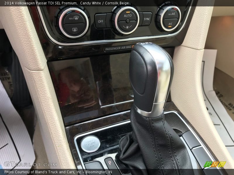 Candy White / Cornsilk Beige 2014 Volkswagen Passat TDI SEL Premium