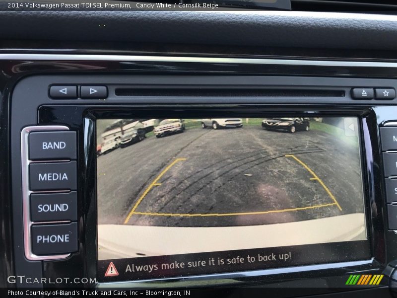 Candy White / Cornsilk Beige 2014 Volkswagen Passat TDI SEL Premium