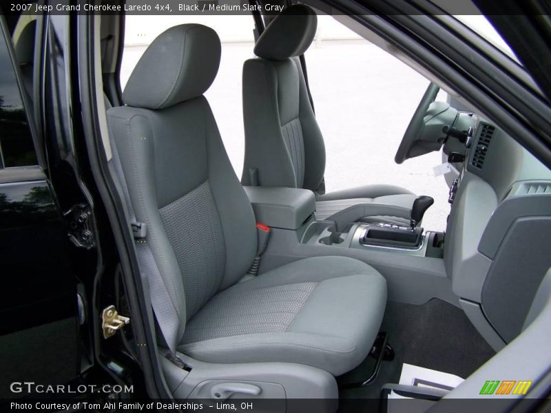 Black / Medium Slate Gray 2007 Jeep Grand Cherokee Laredo 4x4