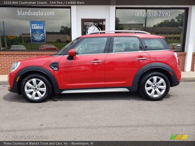 Chili Red / Carbon Black 2019 Mini Countryman Cooper
