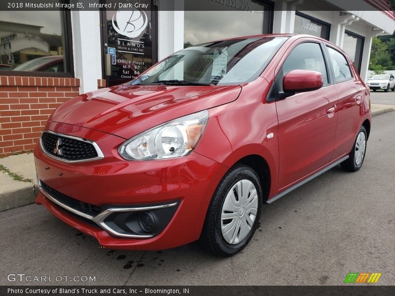 Infrared / Dark Gray 2018 Mitsubishi Mirage ES