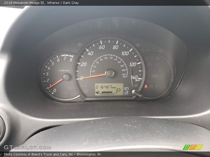 Infrared / Dark Gray 2018 Mitsubishi Mirage ES