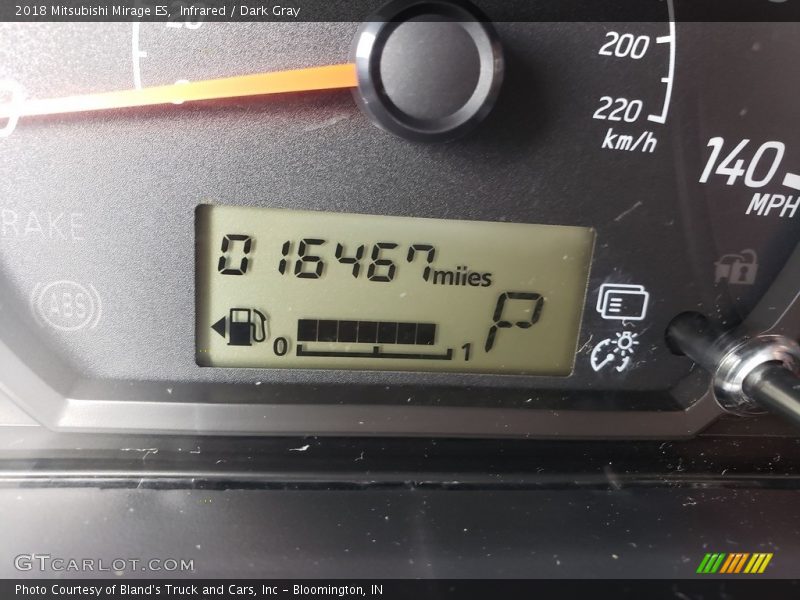 Infrared / Dark Gray 2018 Mitsubishi Mirage ES
