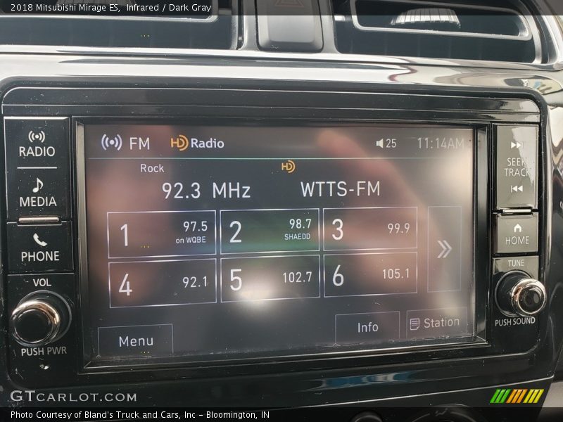 Infrared / Dark Gray 2018 Mitsubishi Mirage ES