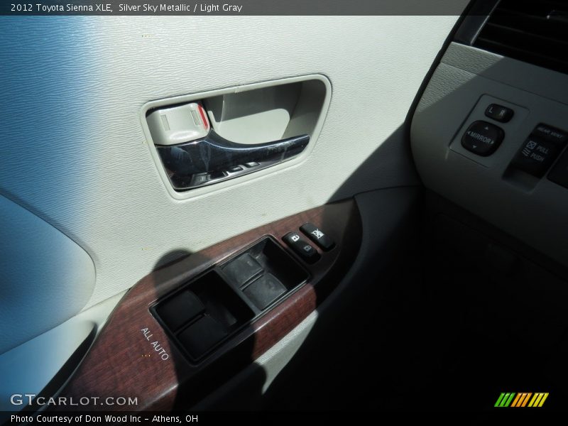 Silver Sky Metallic / Light Gray 2012 Toyota Sienna XLE