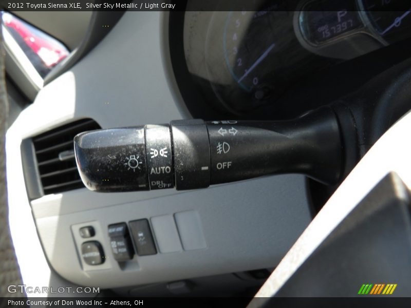 Silver Sky Metallic / Light Gray 2012 Toyota Sienna XLE