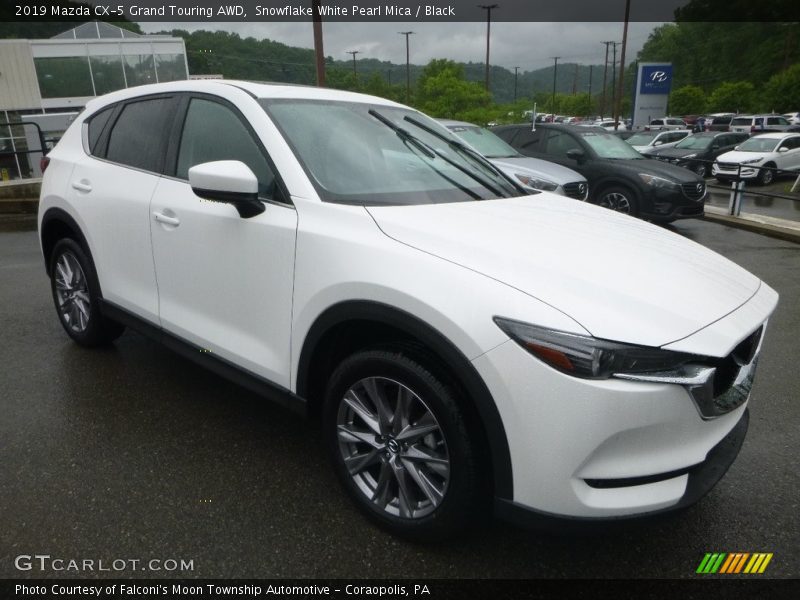 Snowflake White Pearl Mica / Black 2019 Mazda CX-5 Grand Touring AWD