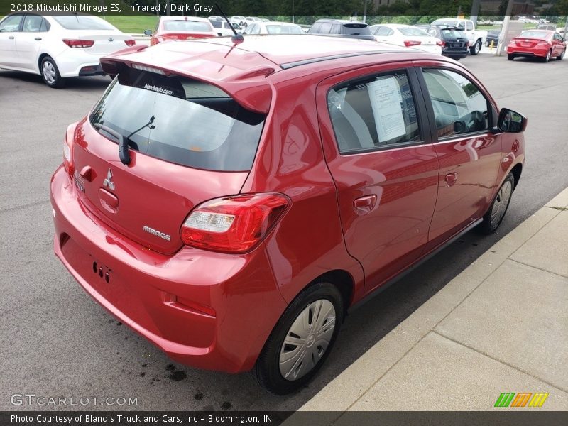 Infrared / Dark Gray 2018 Mitsubishi Mirage ES