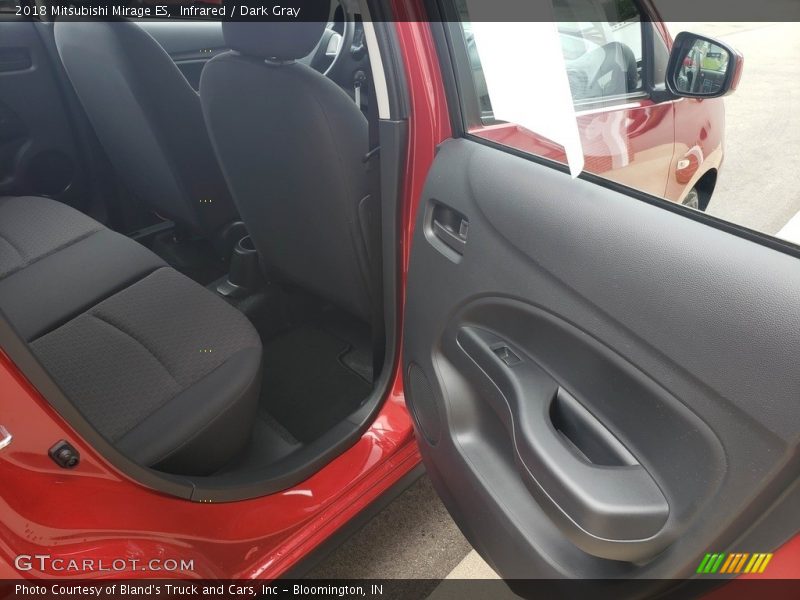 Infrared / Dark Gray 2018 Mitsubishi Mirage ES
