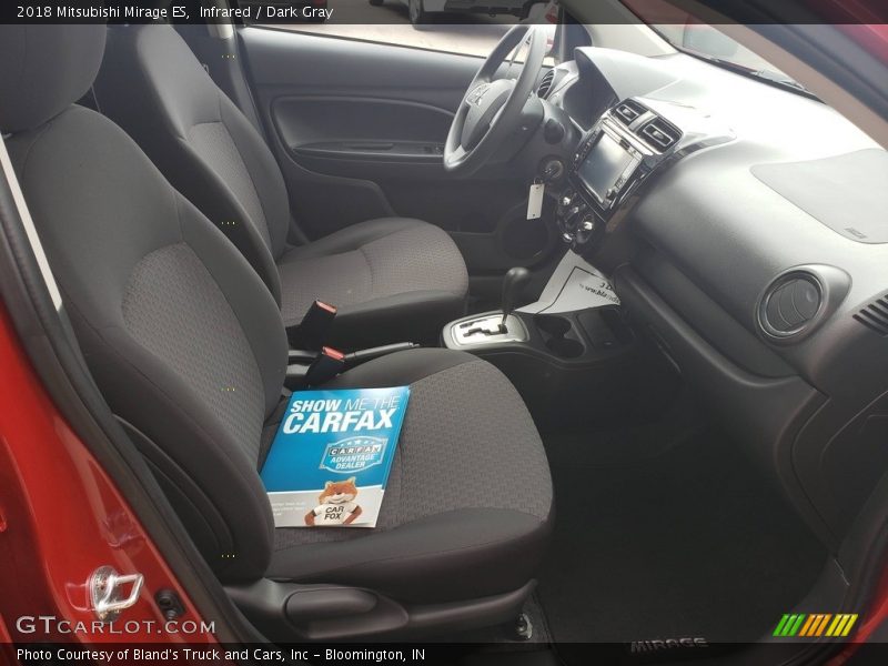 Infrared / Dark Gray 2018 Mitsubishi Mirage ES