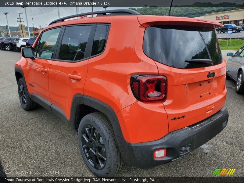 Omaha Orange / Black 2019 Jeep Renegade Latitude 4x4