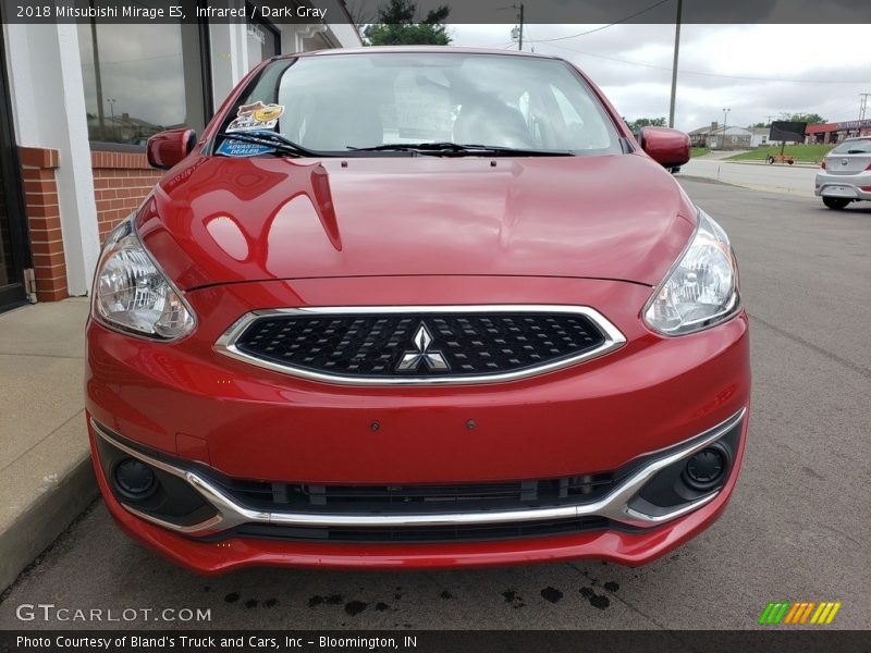 Infrared / Dark Gray 2018 Mitsubishi Mirage ES