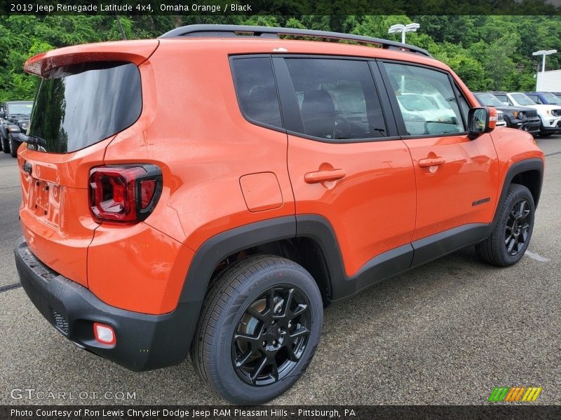 Omaha Orange / Black 2019 Jeep Renegade Latitude 4x4