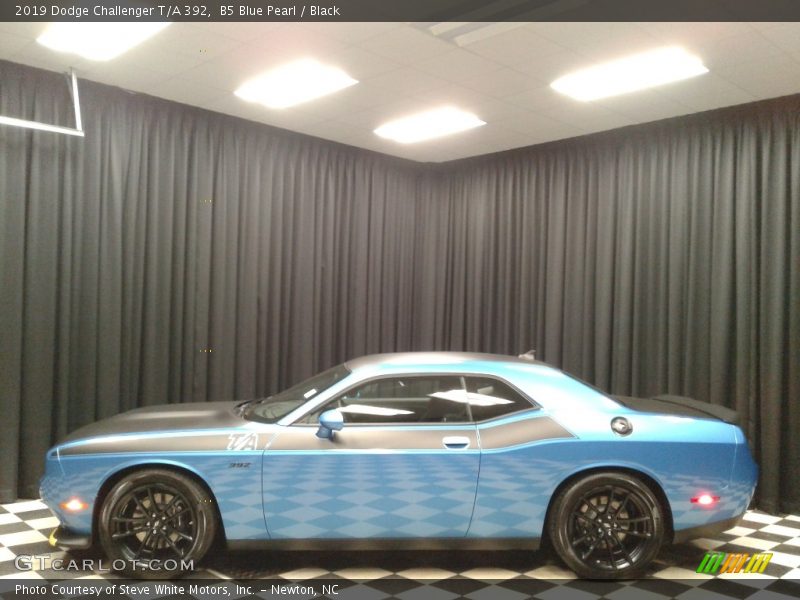 B5 Blue Pearl / Black 2019 Dodge Challenger T/A 392
