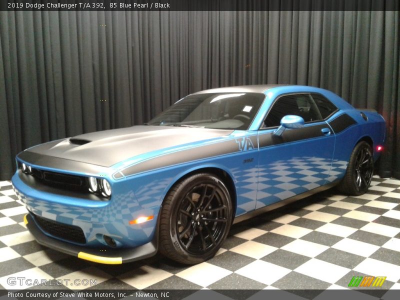 B5 Blue Pearl / Black 2019 Dodge Challenger T/A 392
