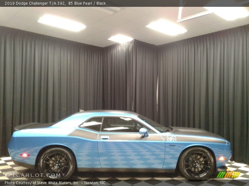 B5 Blue Pearl / Black 2019 Dodge Challenger T/A 392