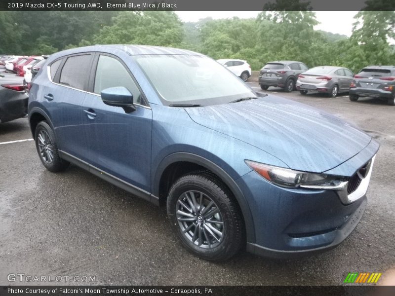 Eternal Blue Mica / Black 2019 Mazda CX-5 Touring AWD