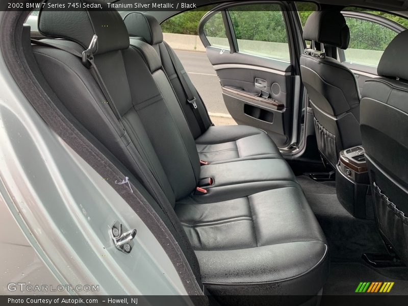 Titanium Silver Metallic / Black 2002 BMW 7 Series 745i Sedan
