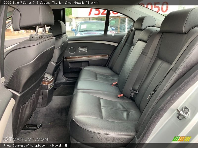 Titanium Silver Metallic / Black 2002 BMW 7 Series 745i Sedan