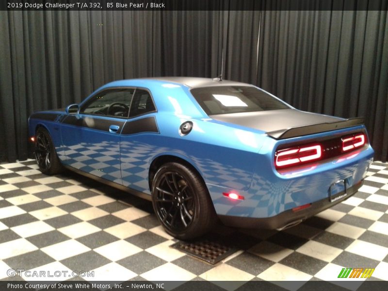 B5 Blue Pearl / Black 2019 Dodge Challenger T/A 392