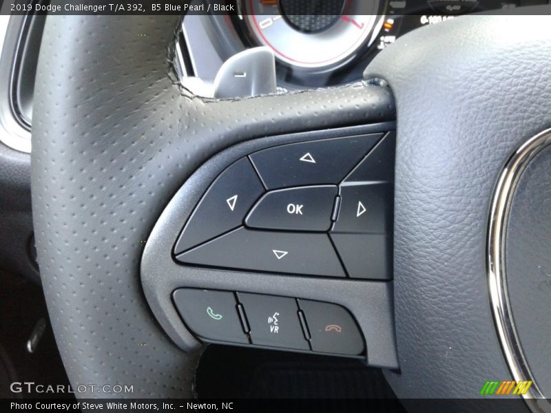 B5 Blue Pearl / Black 2019 Dodge Challenger T/A 392
