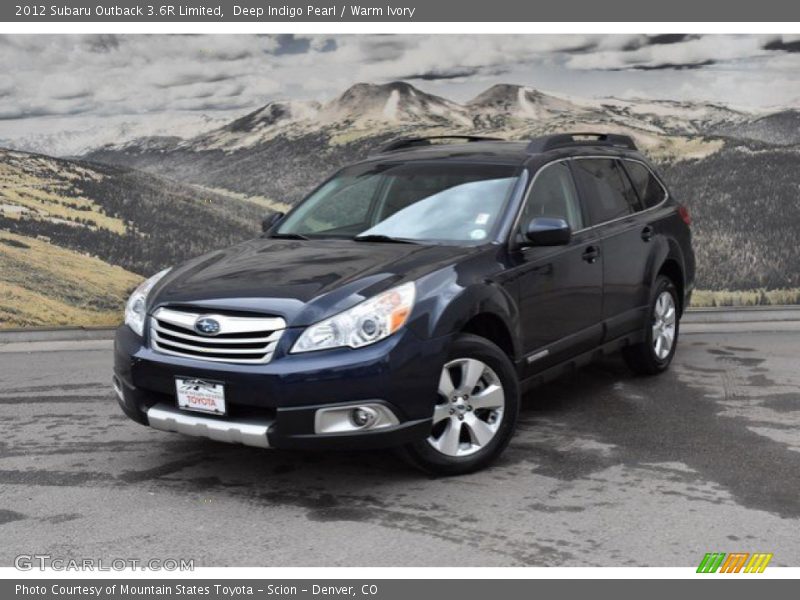 Deep Indigo Pearl / Warm Ivory 2012 Subaru Outback 3.6R Limited