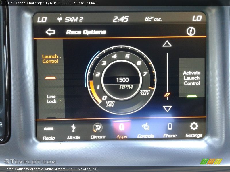 B5 Blue Pearl / Black 2019 Dodge Challenger T/A 392