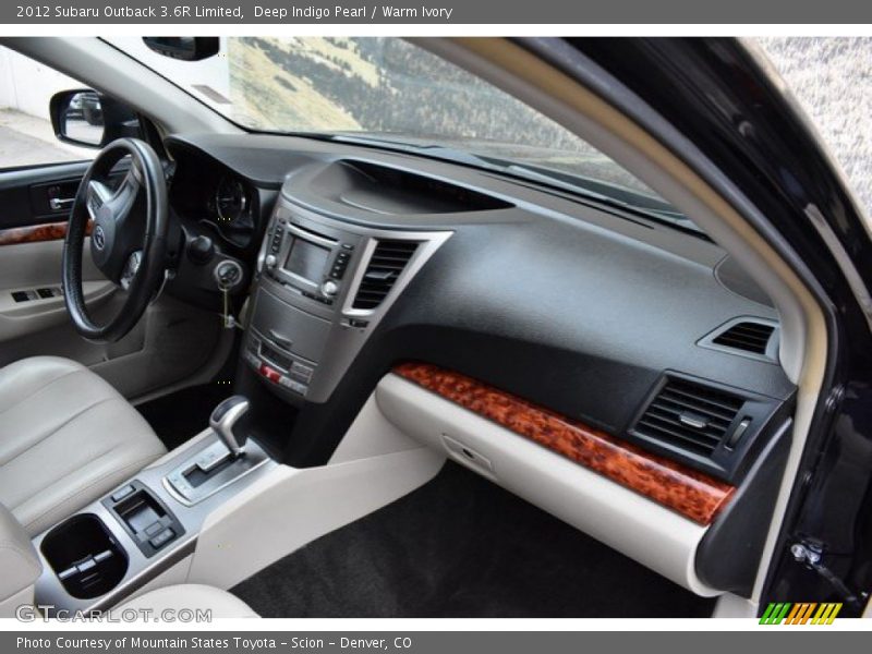 Deep Indigo Pearl / Warm Ivory 2012 Subaru Outback 3.6R Limited