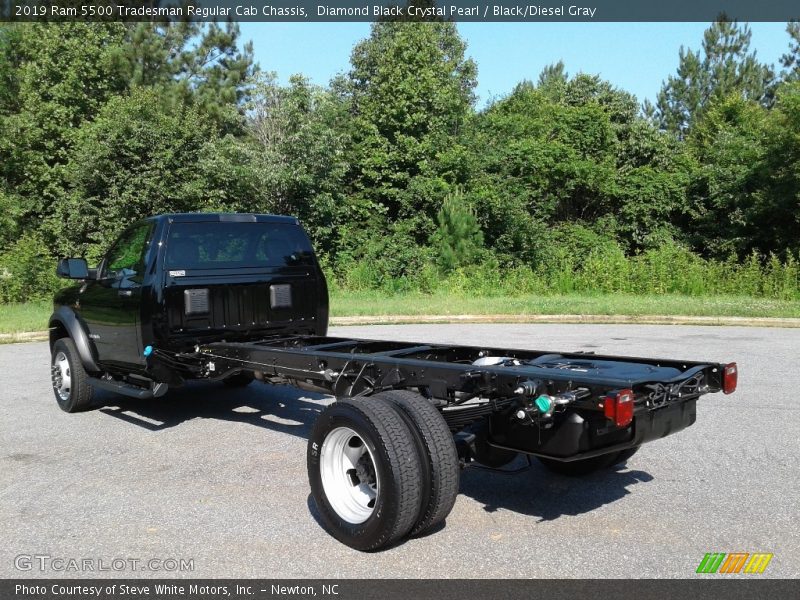 Diamond Black Crystal Pearl / Black/Diesel Gray 2019 Ram 5500 Tradesman Regular Cab Chassis