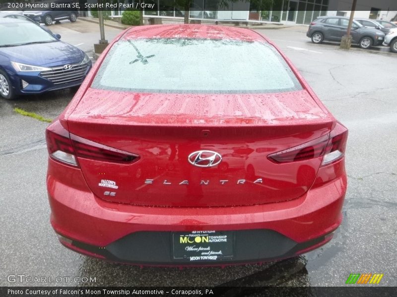 Scarlet Red Pearl / Gray 2020 Hyundai Elantra SE