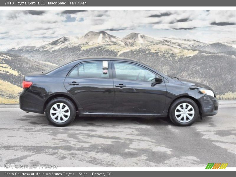 Black Sand Pearl / Ash 2010 Toyota Corolla LE